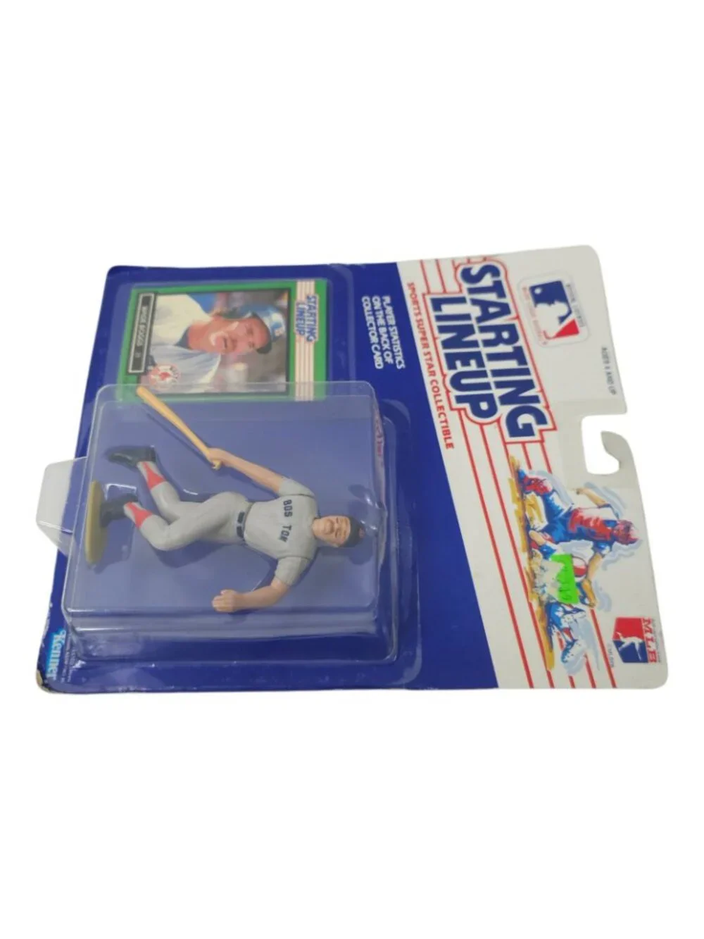 1989 Kenner Starting Lineup Wade Boggs Boston Red Sox Action Figure Card NOC